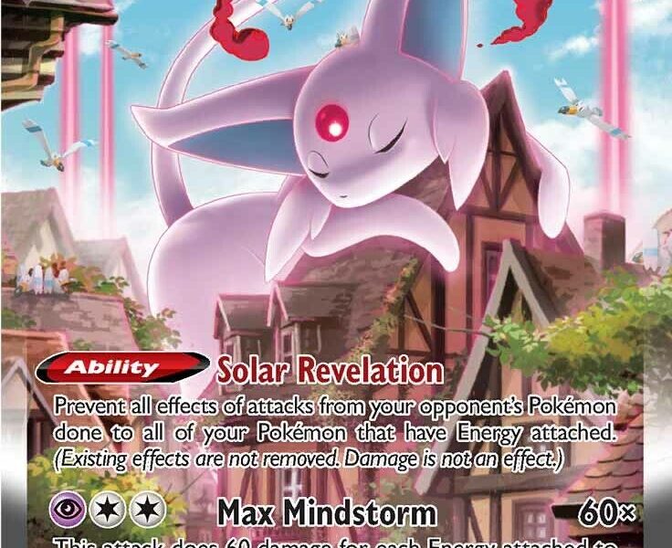 Espeon VMAX (Alternate Art Secret) Pokemon Kaart