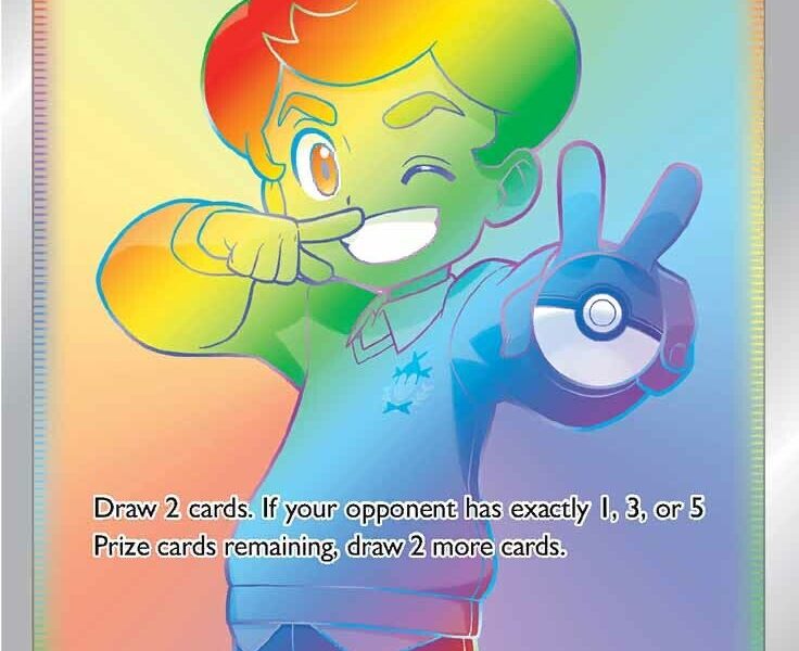 Schoolboy (Secret) Pokemon Kaart