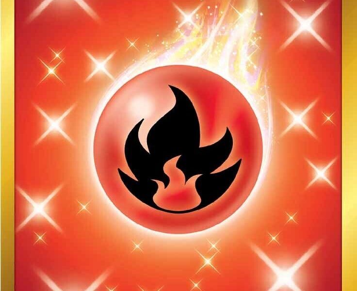 Fire Energy (Secret) Pokemon Kaart