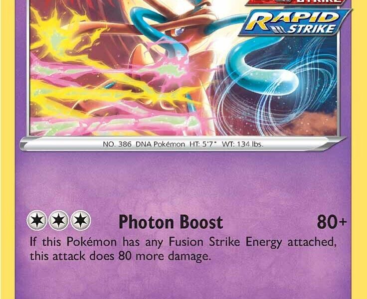 Deoxys Pokemon Kaart