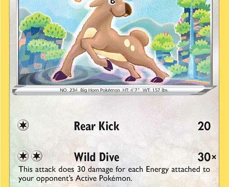 Stantler Pokemon Kaart