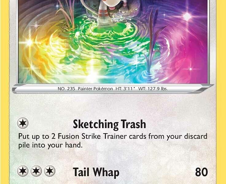 Smeargle Pokemon Kaart