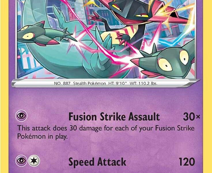 Dragapult Pokemon Kaart
