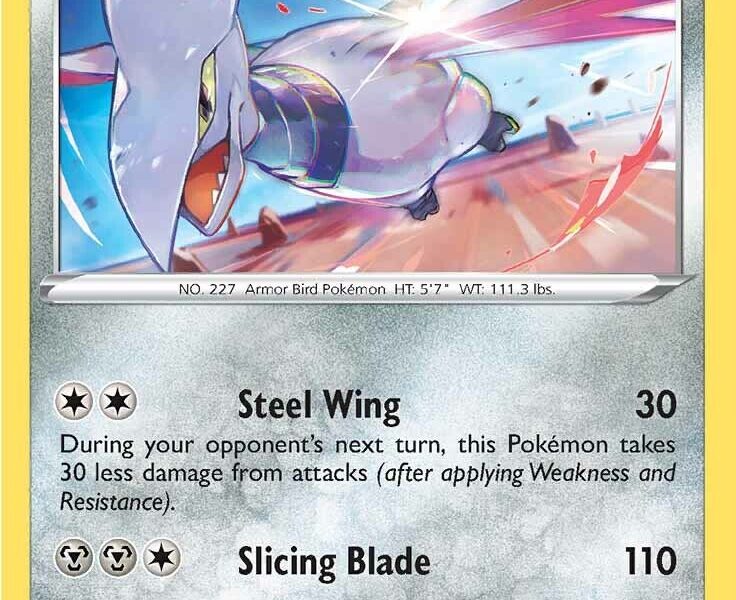 Skarmory Pokemon Kaart