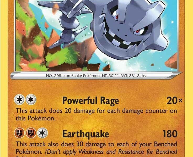 Steelix Pokemon Kaart