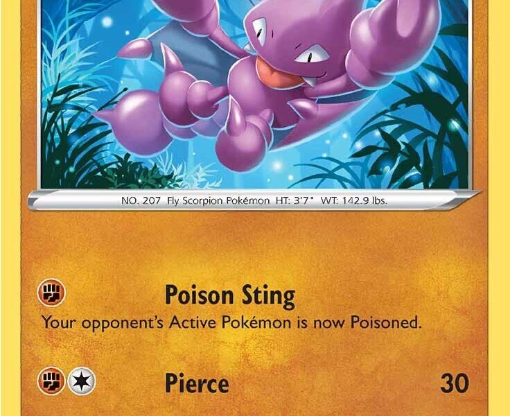 Gligar Pokemon Kaart