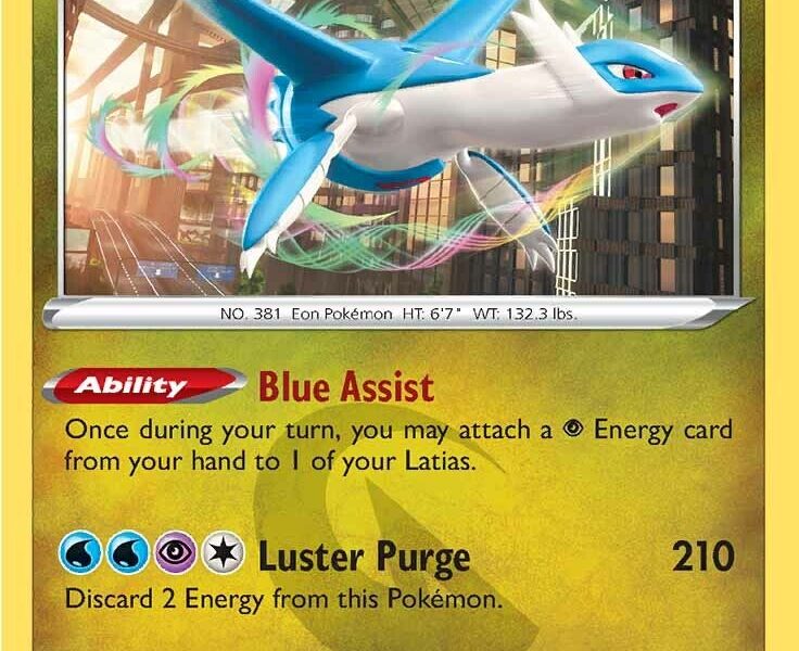 Latios Pokemon Kaart