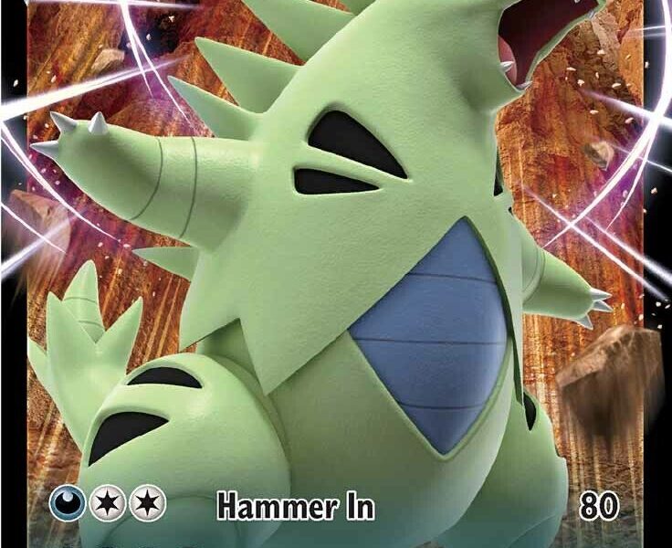 Tyranitar V Pokemon Kaart