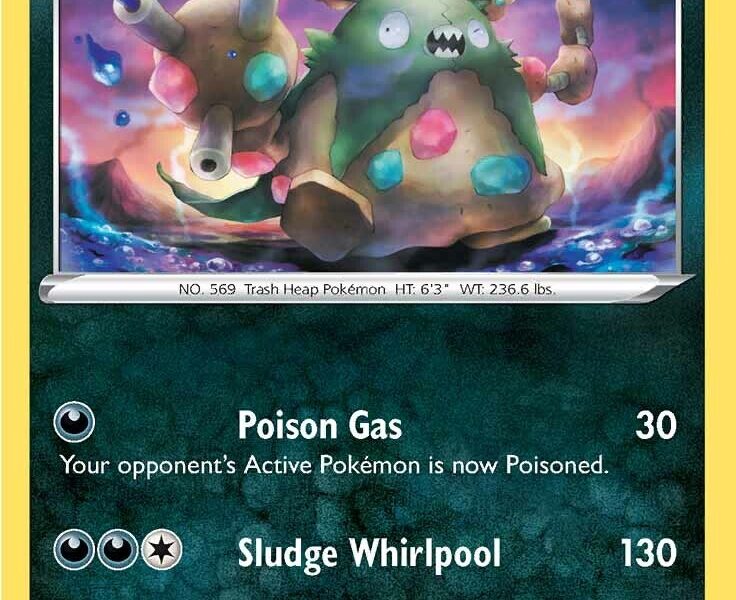 Garbodor Pokemon Kaart