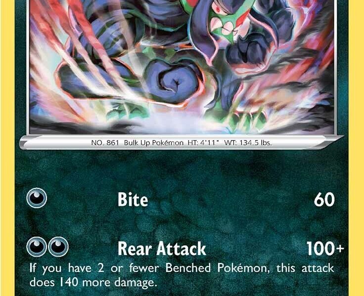 Grimmsnarl Pokemon Kaart