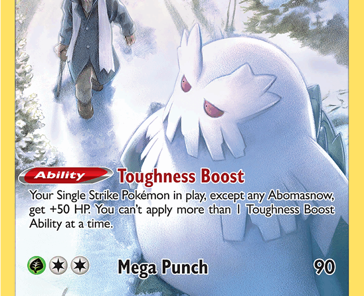 Abomasnow Pokemon Kaart