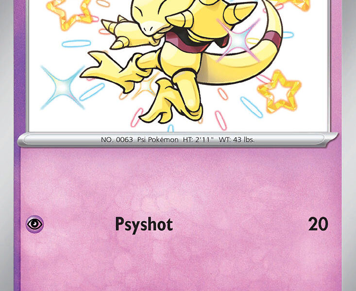 Abra Pokemon Kaart
