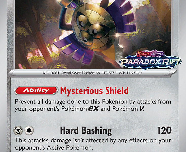 Aegislash Pokemon Kaart