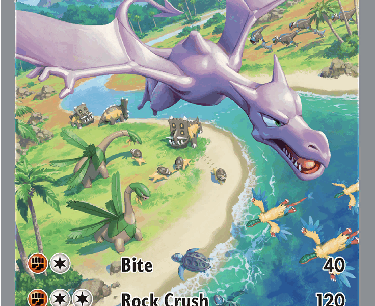 Aerodactyl V Pokemon Kaart