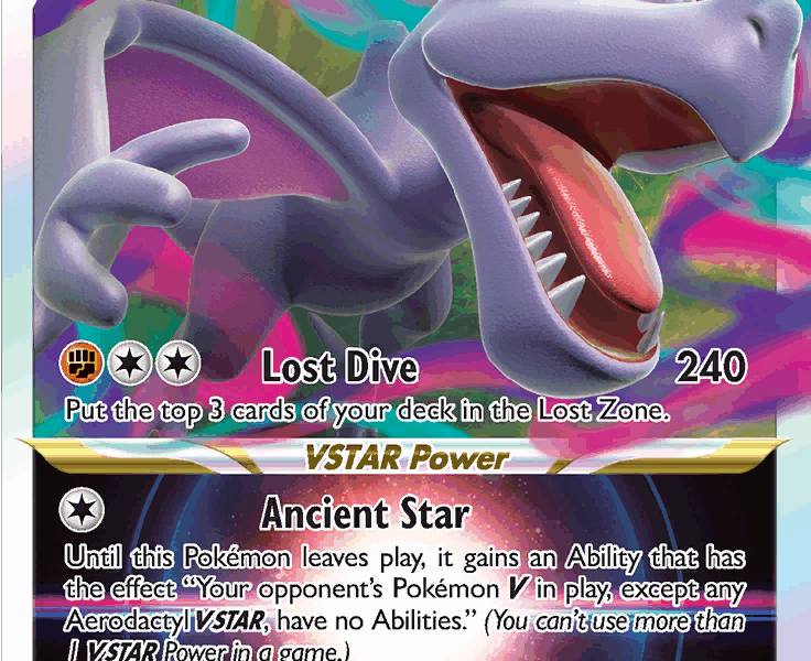 Aerodactyl VSTAR Pokemon Kaart