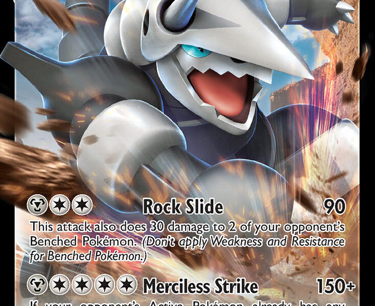 Aggron V Pokemon Kaart