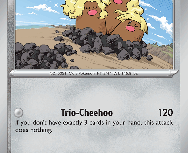 Alolan Dugtrio Pokemon Kaart