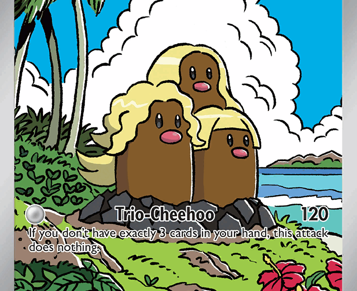 Alolan Dugtrio Pokemon Kaart