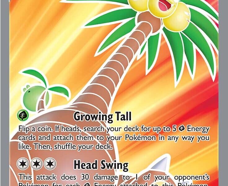 Alolan Exeggutor V Pokemon Kaart