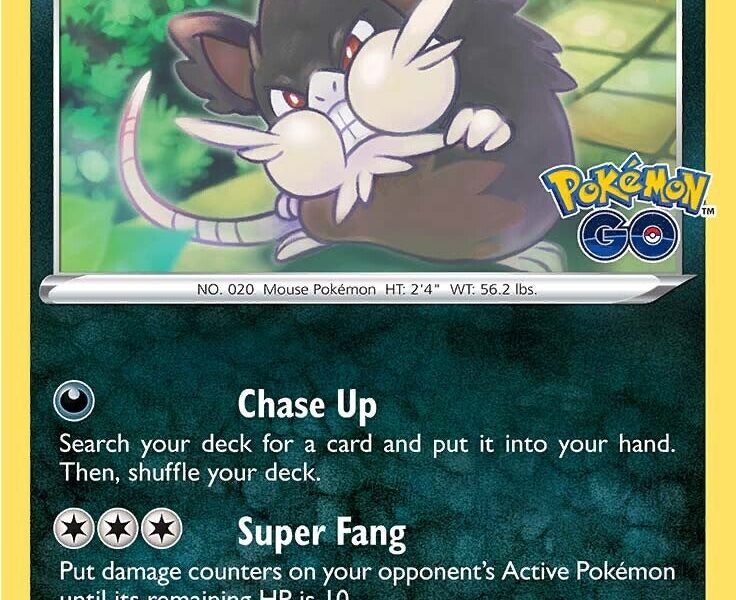 Alolan Raticate Pokemon Kaart