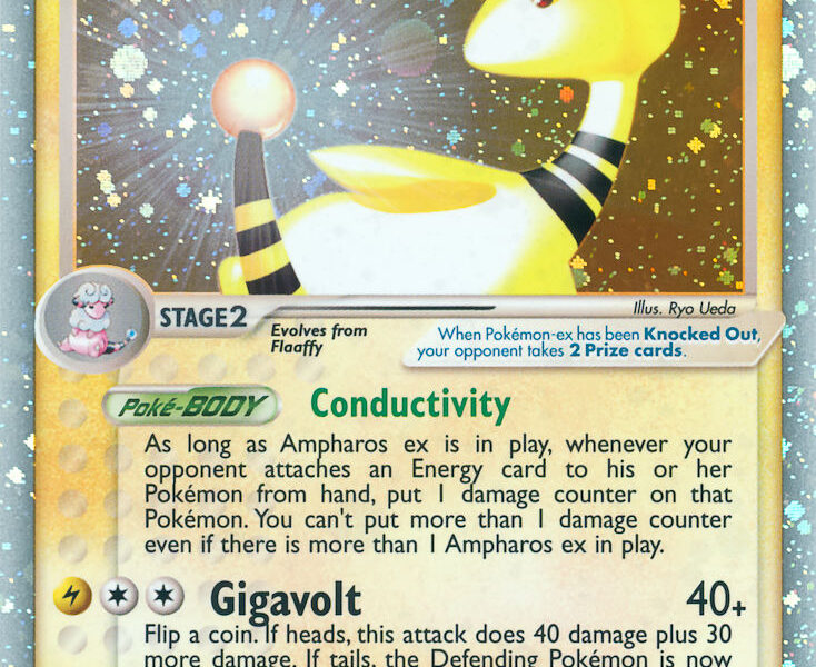 Ampharos ex Pokemon Kaart