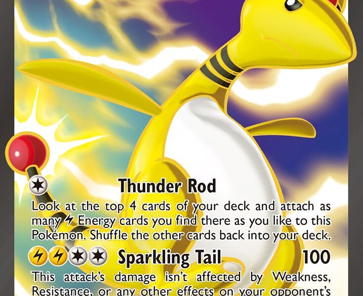 Ampharos-EX Pokemon Kaart