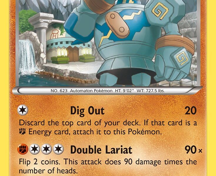 Golurk Pokemon Kaart