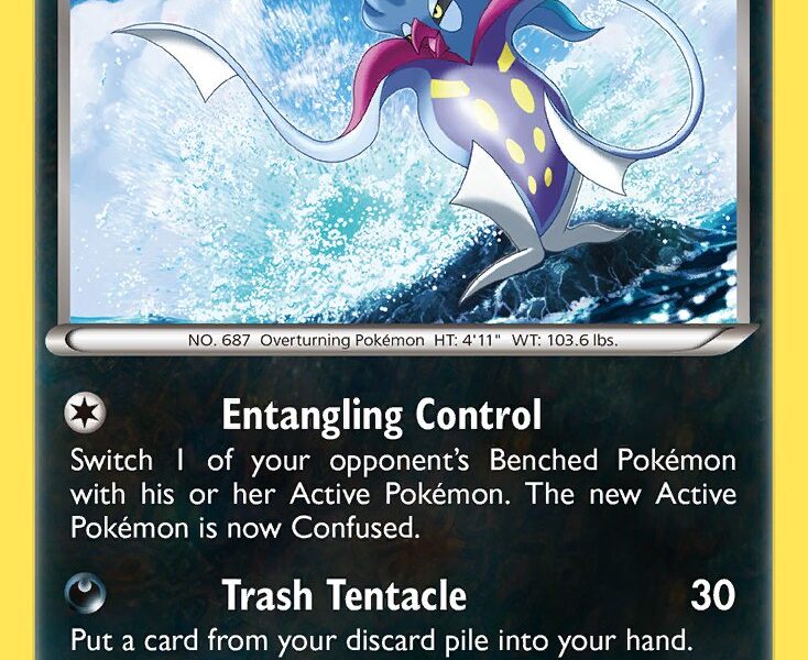 Malamar Pokemon Kaart