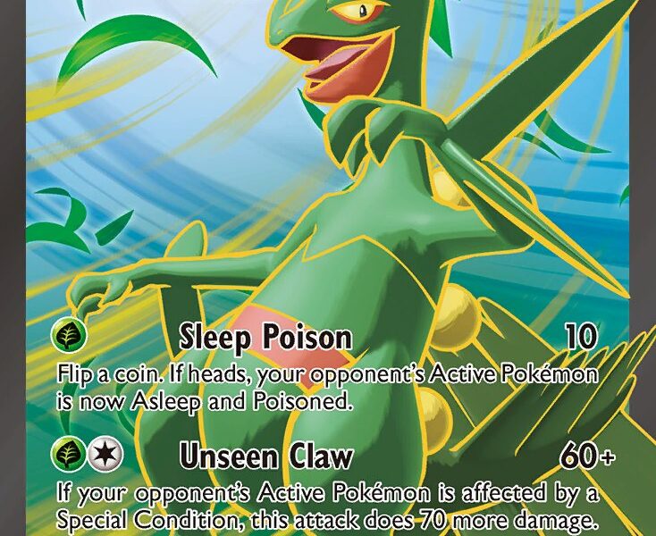 Sceptile-EX Pokemon Kaart