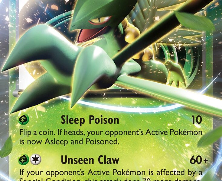 Sceptile-EX Pokemon Kaart