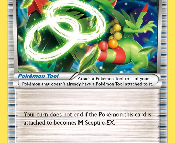 Sceptile Spirit Link Pokemon Kaart