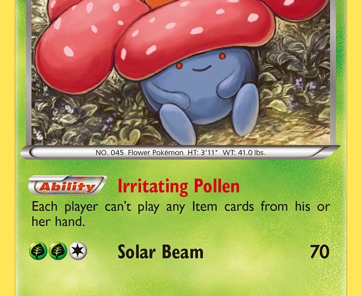 Vileplume Pokemon Kaart