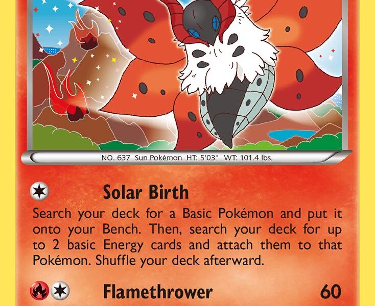 Volcarona Pokemon Kaart