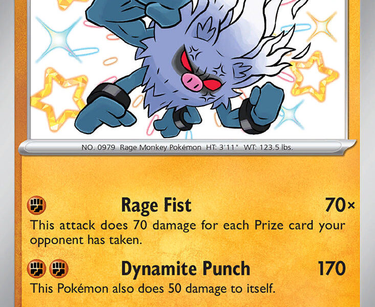Annihilape Pokemon Kaart