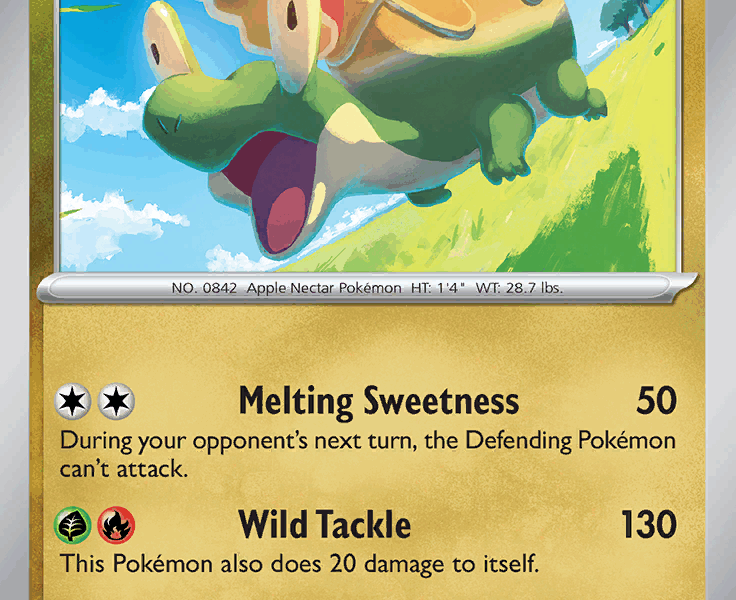 Appletun Pokemon Kaart