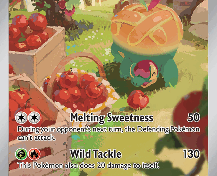 Appletun Pokemon Kaart