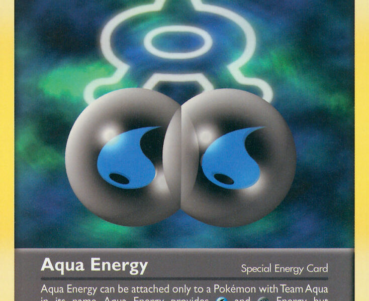 Aqua Energy Pokemon Kaart