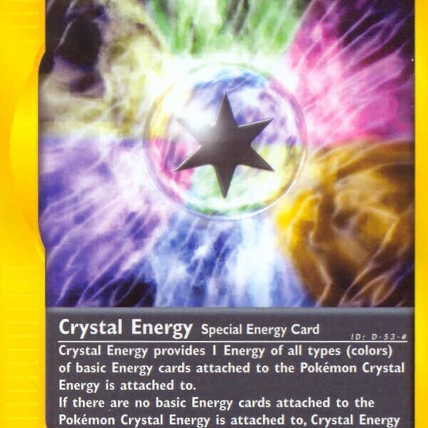 Crystal Energy Pokemon Kaart