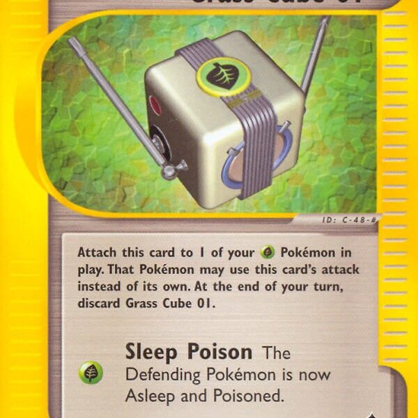 Grass Cube 01 Pokemon Kaart