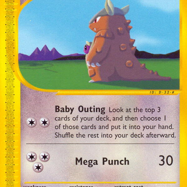 Kangaskhan Pokemon Kaart