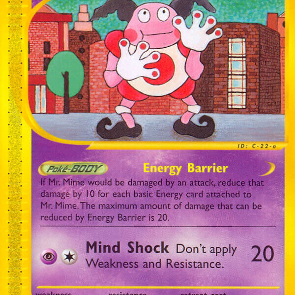 Mr. Mime Pokemon Kaart