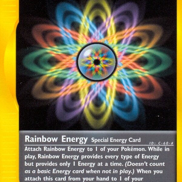 Rainbow Energy Pokemon Kaart