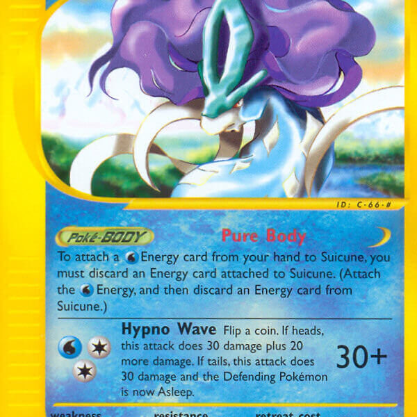 Suicune Pokemon Kaart