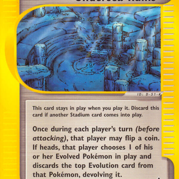 Undersea Ruins Pokemon Kaart
