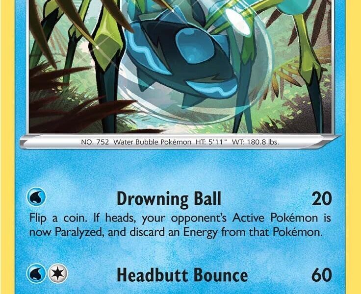Araquanid Pokemon Kaart