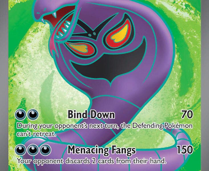 Arbok ex Pokemon Kaart