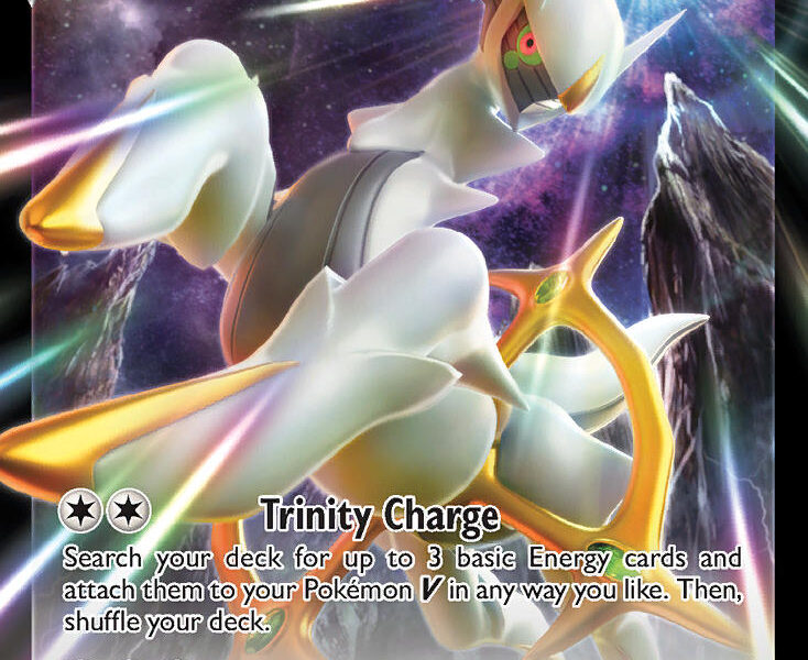 Arceus V Pokemon Kaart