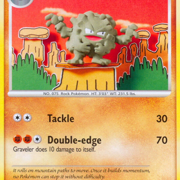 Graveler Pokemon Kaart
