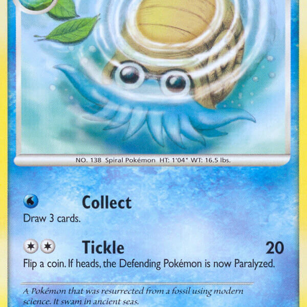 Omanyte Pokemon Kaart