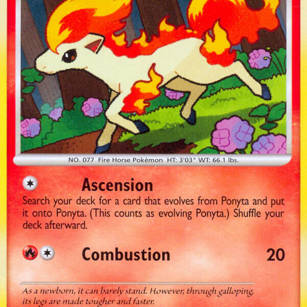 Ponyta Pokemon Kaart